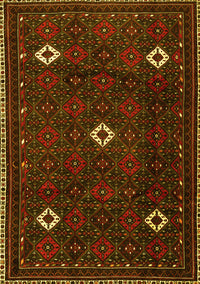 Persian Yellow Traditional Rug, tr2167yw