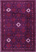 Machine Washable Persian Pink Traditional Rug, wshtr2167pnk