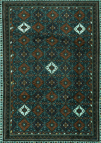 Persian Turquoise Traditional Rug, tr2167turq