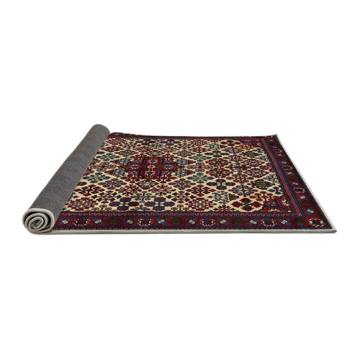 Sideview of Traditional Deep Red Persian Rug, tr2168