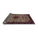 Sideview of Traditional Deep Red Persian Rug, tr2168