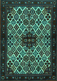 Persian Turquoise Traditional Rug, tr2168turq