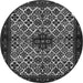 Square Persian Gray Traditional Rug, tr2168gry