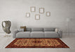 Machine Washable Persian Orange Traditional Area Rugs in a Living Room, wshtr2168org