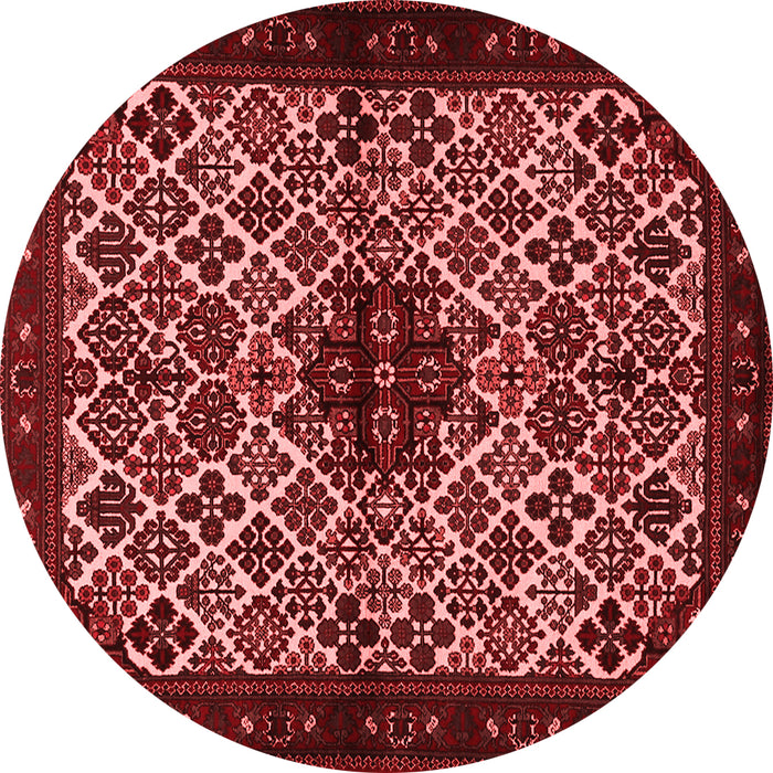 Machine Washable Persian Red Traditional Rug, wshtr2168red