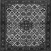Serging Thickness of Persian Gray Traditional Rug, tr2168gry