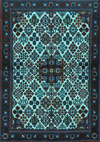 Persian Light Blue Traditional Rug, tr2168lblu