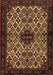 Machine Washable Persian Brown Traditional Rug, wshtr2168brn