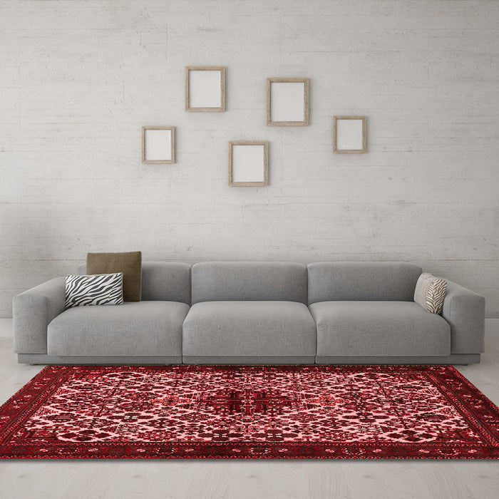 Traditional Red Washable Rugs