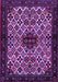 Machine Washable Persian Purple Traditional Area Rugs, wshtr2168pur