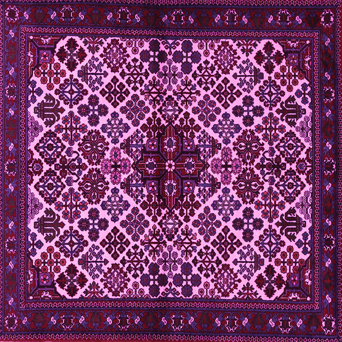 Square Persian Pink Traditional Rug, tr2168pnk