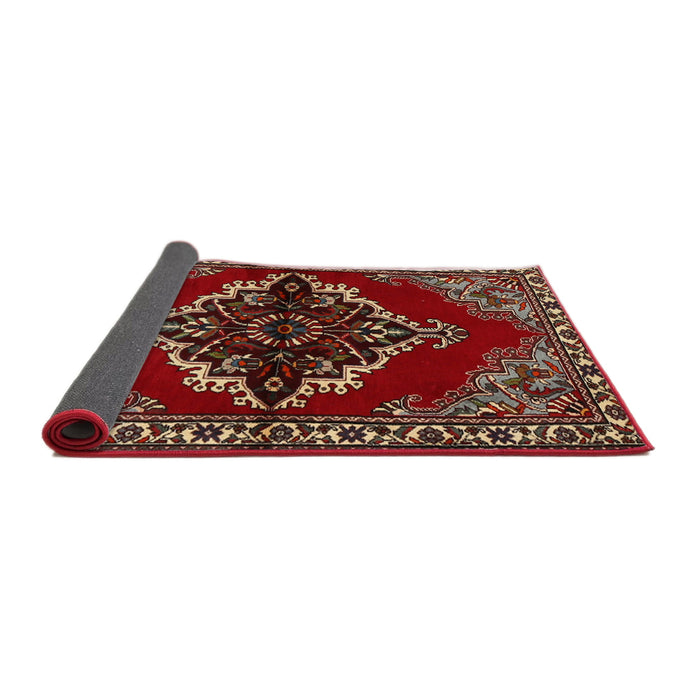 Sideview of Traditional Red Medallion Rug, tr2169
