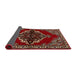 Sideview of Traditional Red Medallion Rug, tr2169