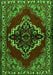 Medallion Green Traditional Rug, tr2169grn