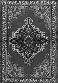 Medallion Gray Traditional Rug, tr2169gry