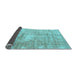 Sideview of Persian Light Blue Traditional Rug, tr216lblu