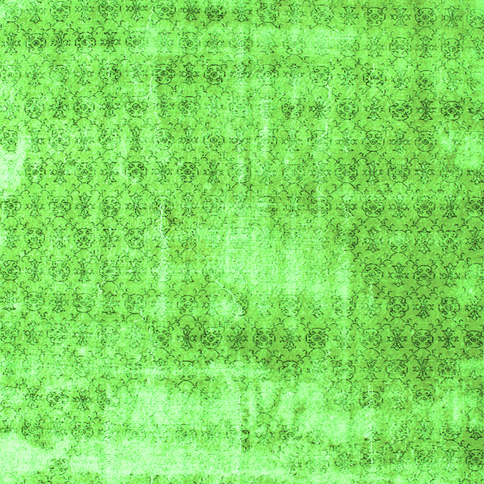 Serging Thickness of Machine Washable Persian Green Traditional Area Rugs, wshtr216grn