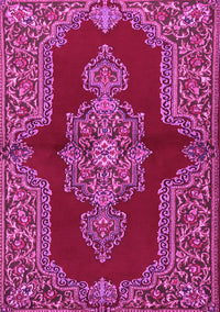 Medallion Pink Traditional Rug, tr2170pnk