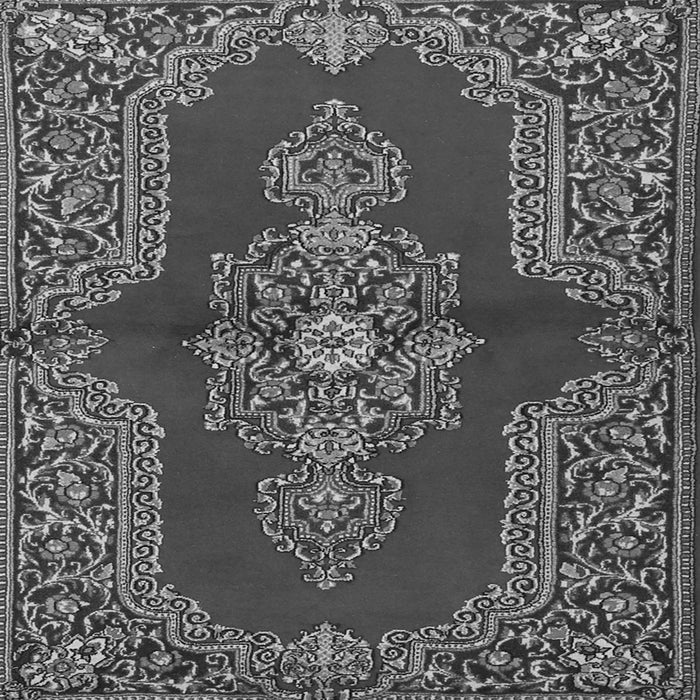 Serging Thickness of Medallion Gray Traditional Rug, tr2170gry