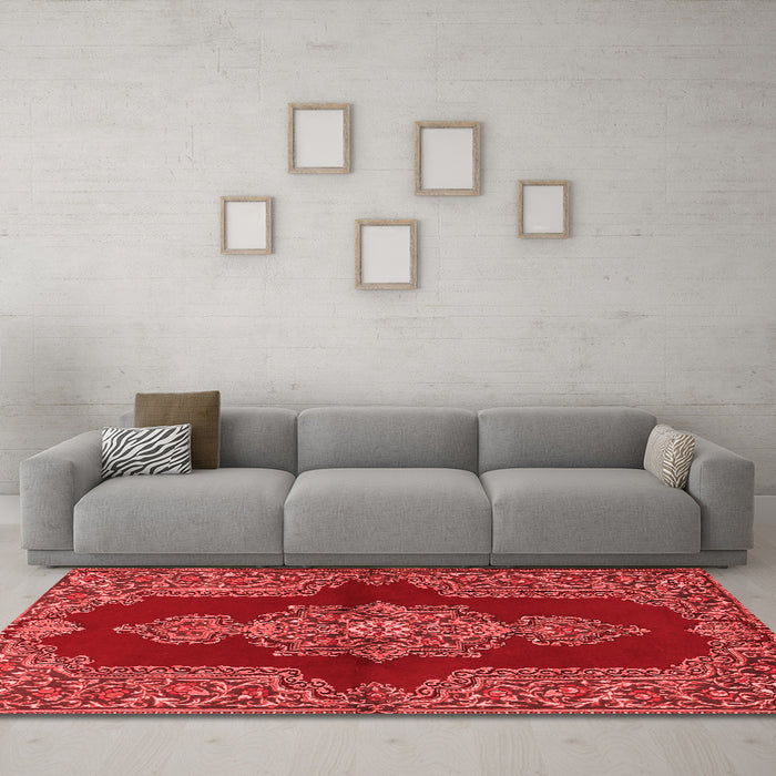 Traditional Red Washable Rugs