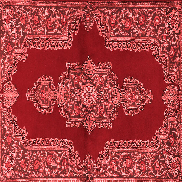 Medallion Red Traditional Rug, tr2170red