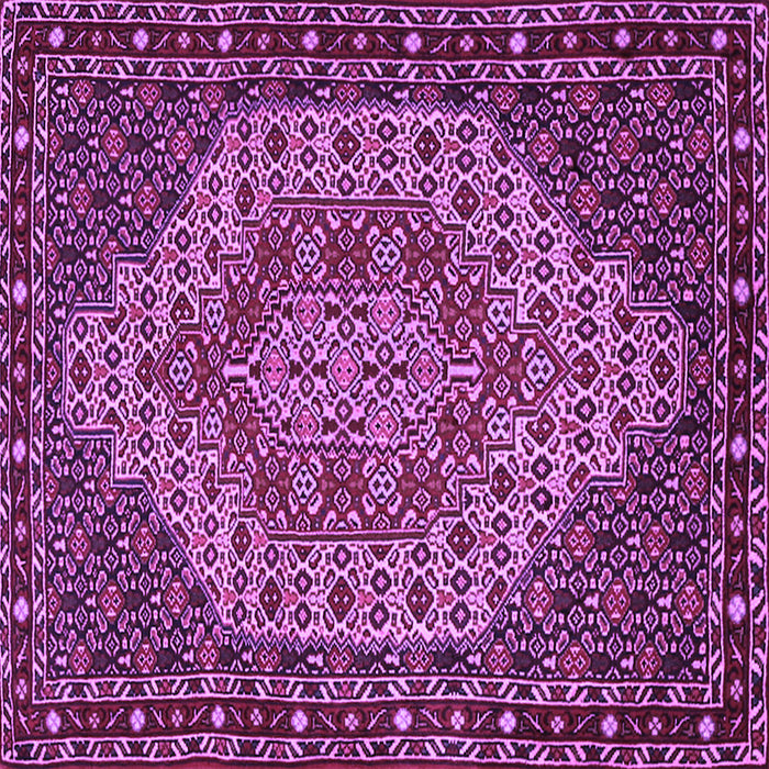 Square Persian Purple Traditional Rug, tr2171pur
