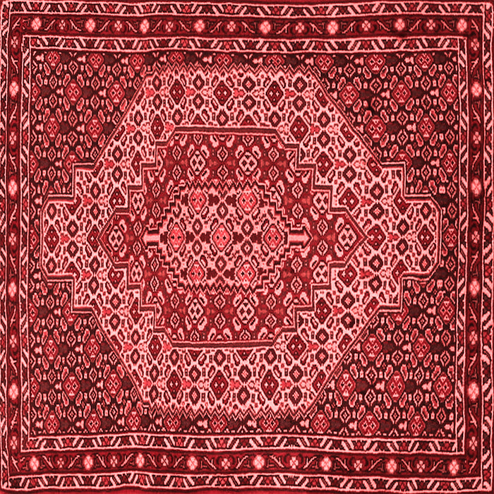 Machine Washable Persian Red Traditional Rug, wshtr2171red