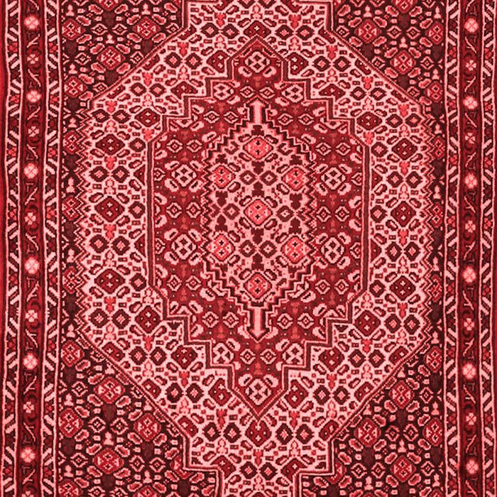 Machine Washable Persian Red Traditional Rug, wshtr2171red