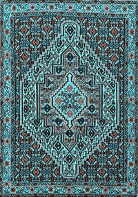 Persian Light Blue Traditional Rug, tr2172lblu