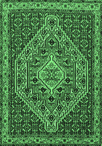 Persian Emerald Green Traditional Rug, tr2172emgrn