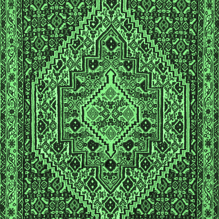 Persian Emerald Green Traditional Rug, tr2172emgrn