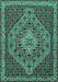 Persian Turquoise Traditional Rug, tr2172turq