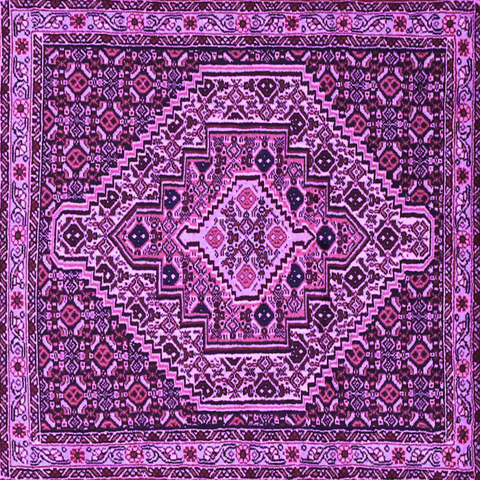 Square Persian Purple Traditional Rug, tr2172pur