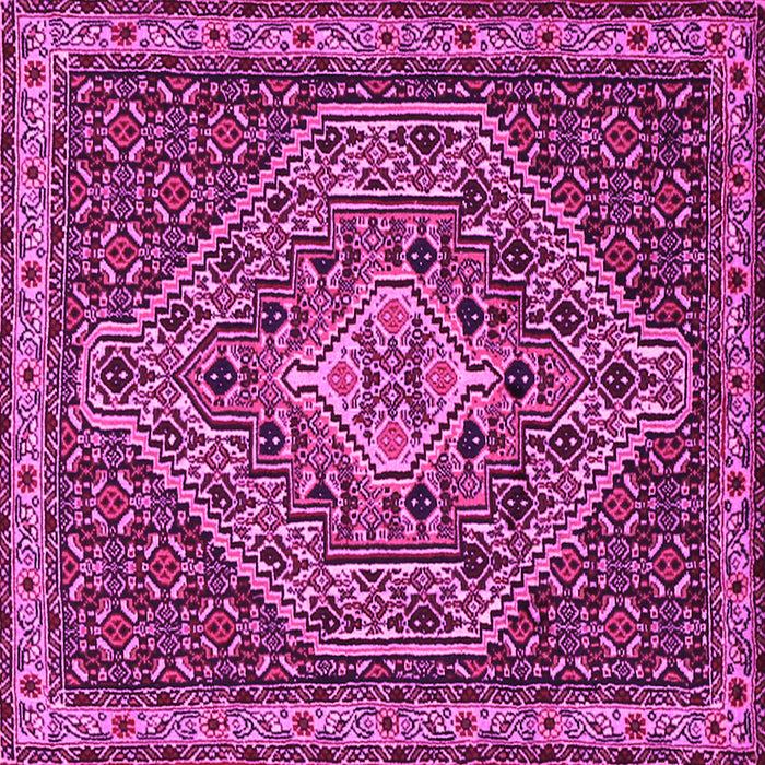 Square Persian Pink Traditional Rug, tr2172pnk
