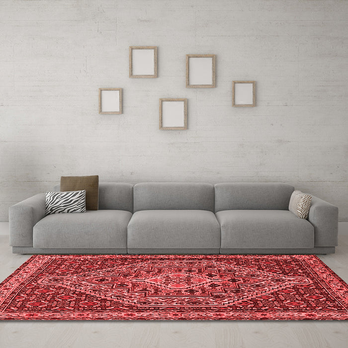 Traditional Red Washable Rugs