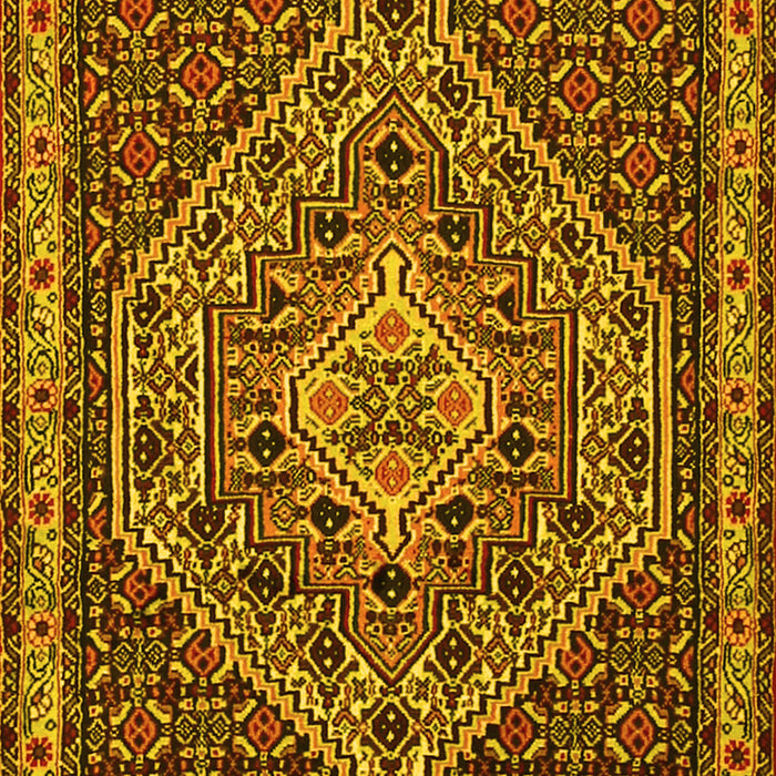 Persian Yellow Traditional Rug, tr2172yw