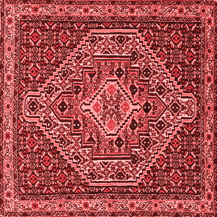 Machine Washable Persian Red Traditional Rug, wshtr2172red
