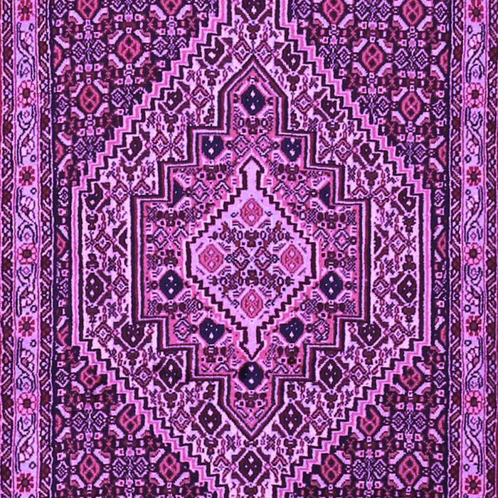 Machine Washable Persian Purple Traditional Area Rugs, wshtr2172pur