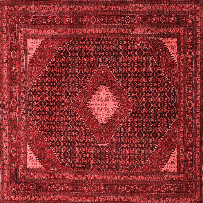 Machine Washable Persian Red Traditional Rug, wshtr2173red