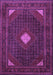 Machine Washable Persian Purple Traditional Area Rugs, wshtr2173pur