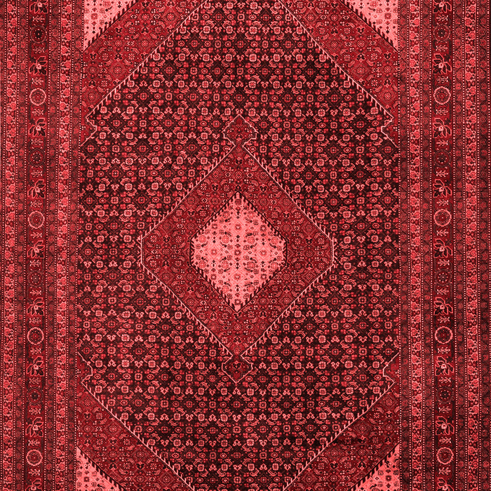 Machine Washable Persian Red Traditional Rug, wshtr2173red
