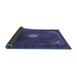 Sideview of Persian Blue Traditional Rug, tr2174blu