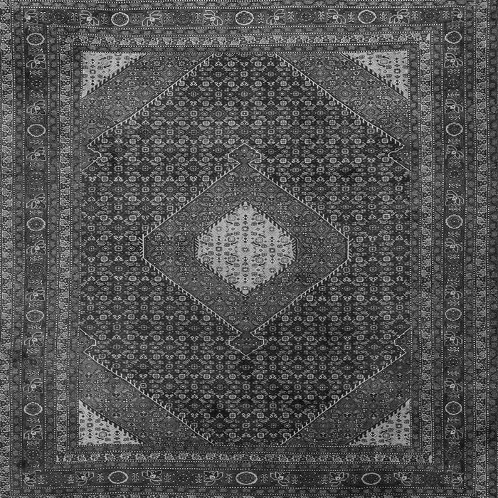 Serging Thickness of Persian Gray Traditional Rug, tr2174gry