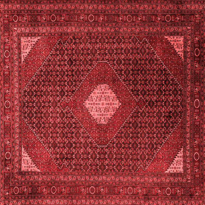 Machine Washable Persian Red Traditional Rug, wshtr2174red