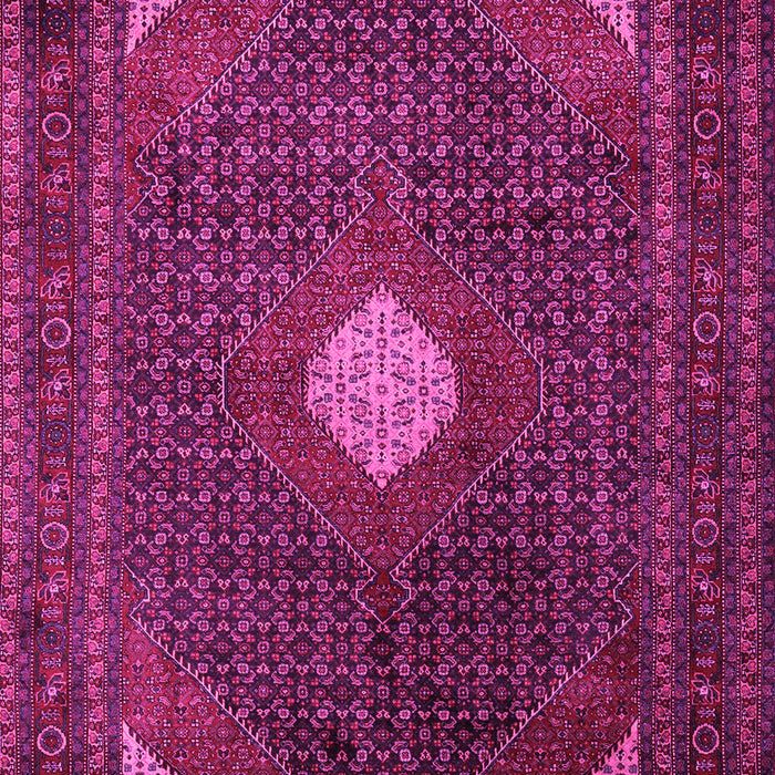 Machine Washable Persian Pink Traditional Rug, wshtr2174pnk
