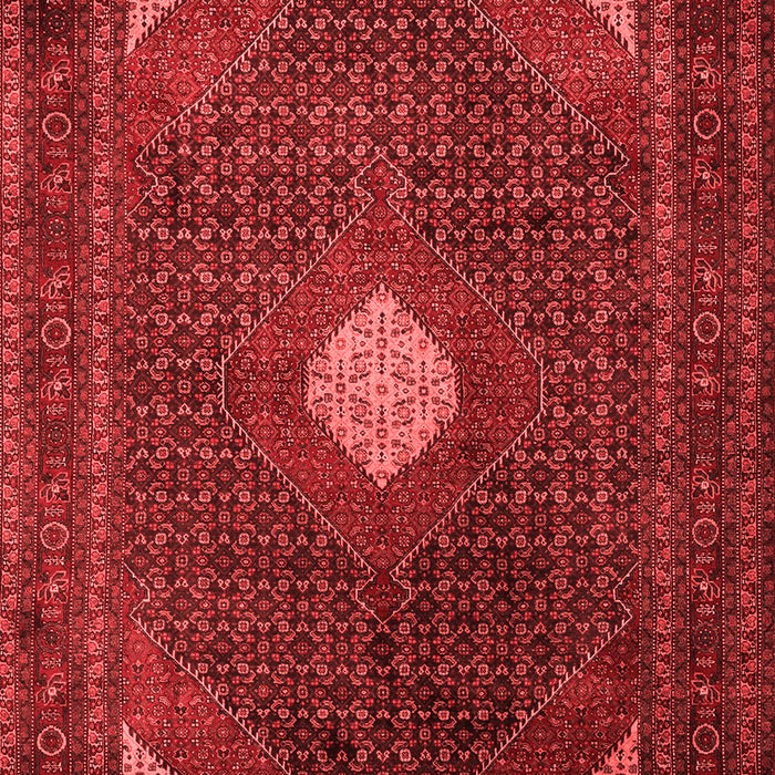Machine Washable Persian Red Traditional Rug, wshtr2174red