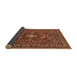 Sideview of Persian Brown Traditional Rug, tr2175brn