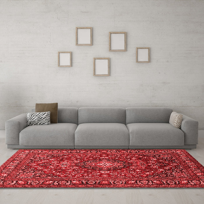 Traditional Red Washable Rugs