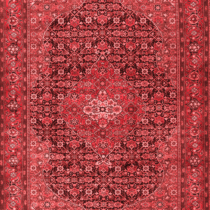 Machine Washable Persian Red Traditional Rug, wshtr2176red
