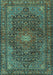 Persian Turquoise Traditional Rug, tr2176turq